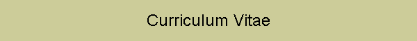 Curriculum Vitae